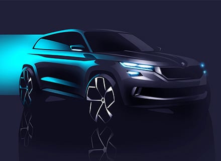 SKODA VISION S SUV CONCEPT ELECTRIC VEHICLE