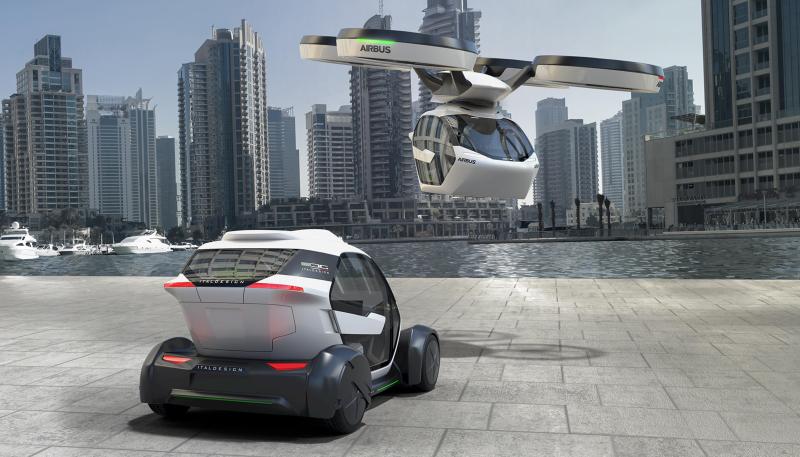 Airbus Pop.Up flying electric car concept vehicle