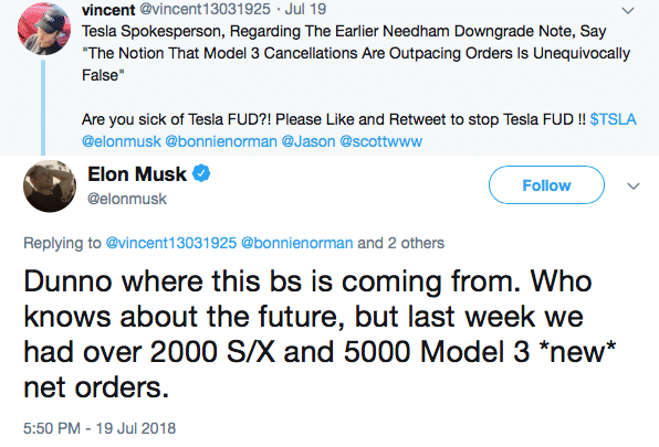 Top 5 EV News week 29 Elon Musk tweet
